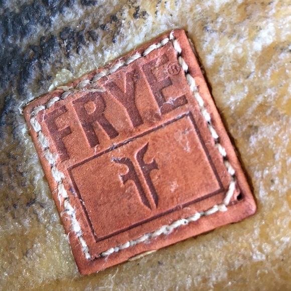 FRYE MENS 12D BLUE LEATHER PLAIN TOE OXFORDS - Picture 8 of 10